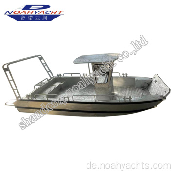 Kleine Aluminium -Lastkahnboot Landung